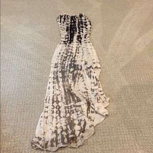 Young fabulous and broke strapless maxi